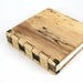 unique handmade journal or wedding guest book - spalted maple wood guest book - ready to ship