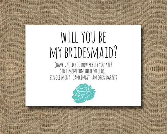 Funny Will You Be My Bridesmaid Have I told by RockCandieDesigns