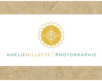 SALE - 50% off - PreDesigned Custom One of A Kind Vector Logo Design - AMELIE logo