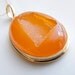 Statement Jewelry: Druzy Necklace in Tangerine Orange