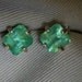 Genuine 3.55 Carat Emerald Stud Earrings Appraised at 1,600.00 Princess Cut