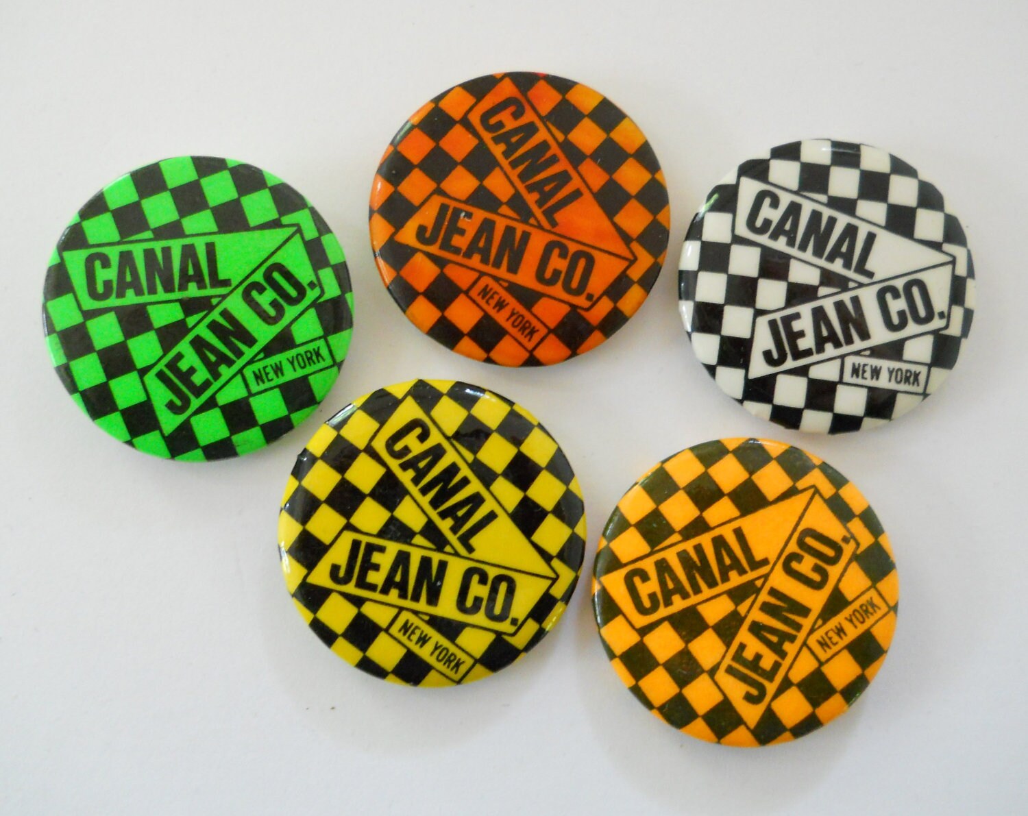 Canal Jeans NYC Promotional Pins