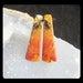 Multi-Color Picasso Jasper Earring Bead,13x40x4mm,6.56g