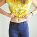 Medium Yellow 60s Blouse