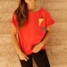 90s COLOR BLOCK slouchy vintage KRISS kross shirt