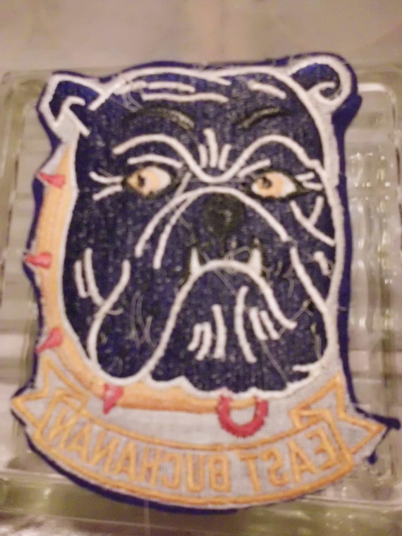 Vintage Patch East Buchanan High School Gower MO Bulldogs