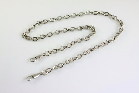 22 inch 55cm Silver Purse Chain 1 piece by BAGSupplier on Etsy