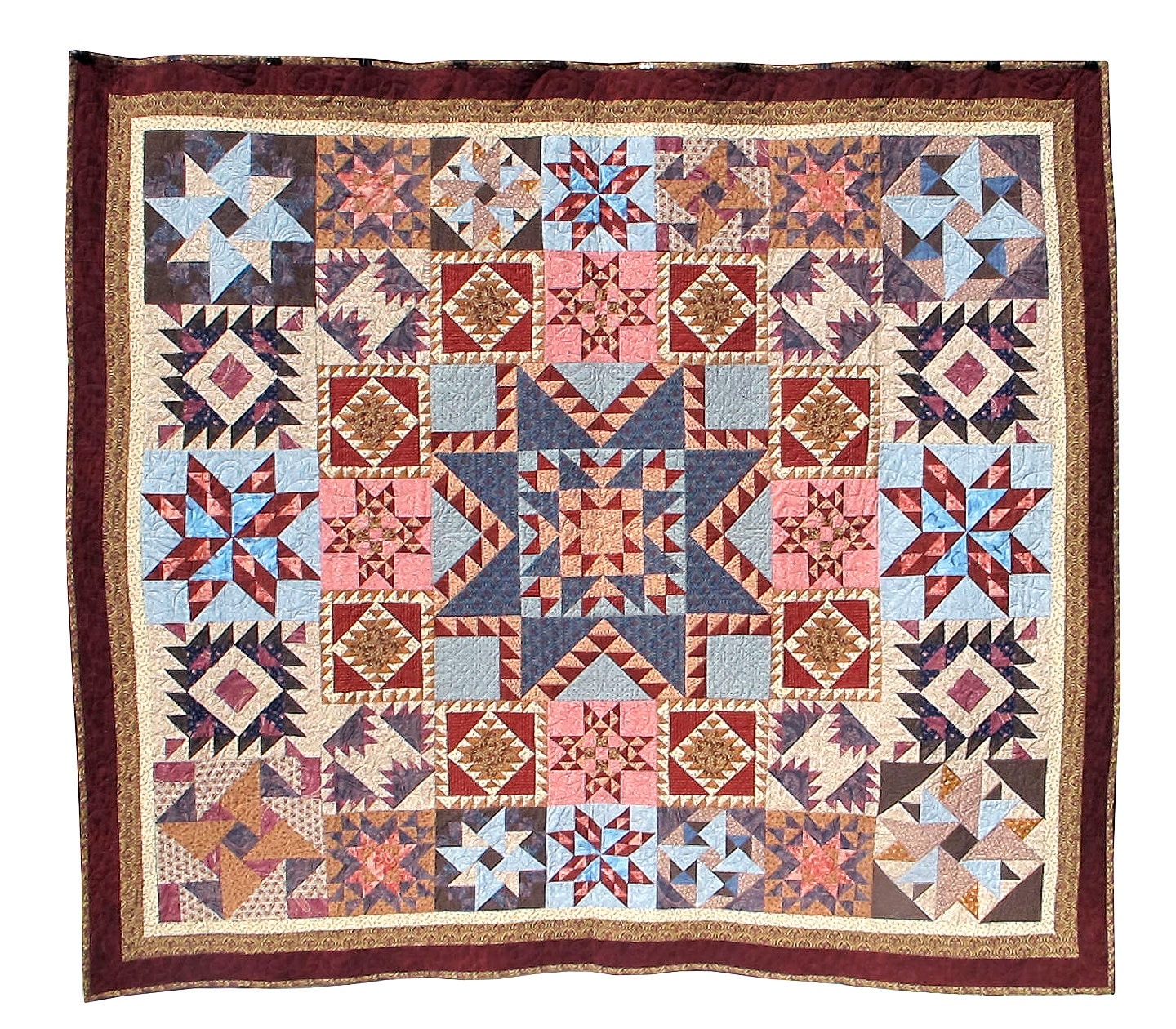 Civil War Tribute king size quilt