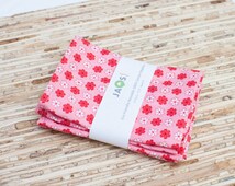 napkins pink cloth fabric