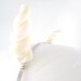 White Glow in the Dark Costume Horns Headband