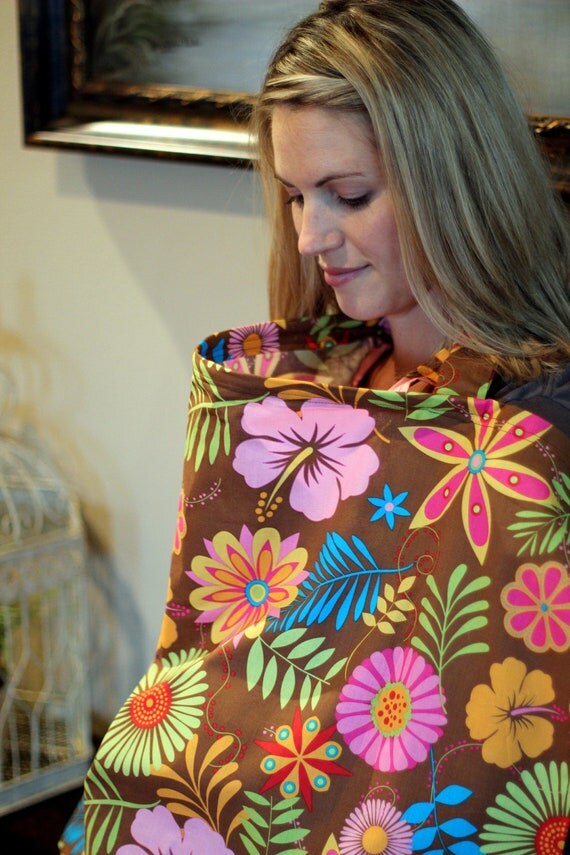Items similar to Nursing Cover Tropical on Etsy