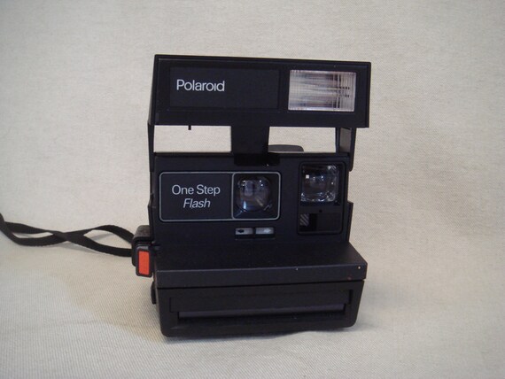 Vintage 1980s Polaroid One Step Flash Black Tested and by TFSloan