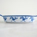 Vintage Enamel Cast Iron Gratin Pan - French Country Chic