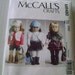 McCall's Crafts Pattern M6480 Trendy and Chic Clothing for 18 Inch Fashion Dolls NEW Uncut