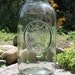 Vintage 2-Gallon Bicentennial Ball Ideal Clear Glass Storage Bicentennial Commemorative Eagle Jar with Metal Bale