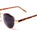 Gold and Tortoise Late 1980s Round Sunglasses