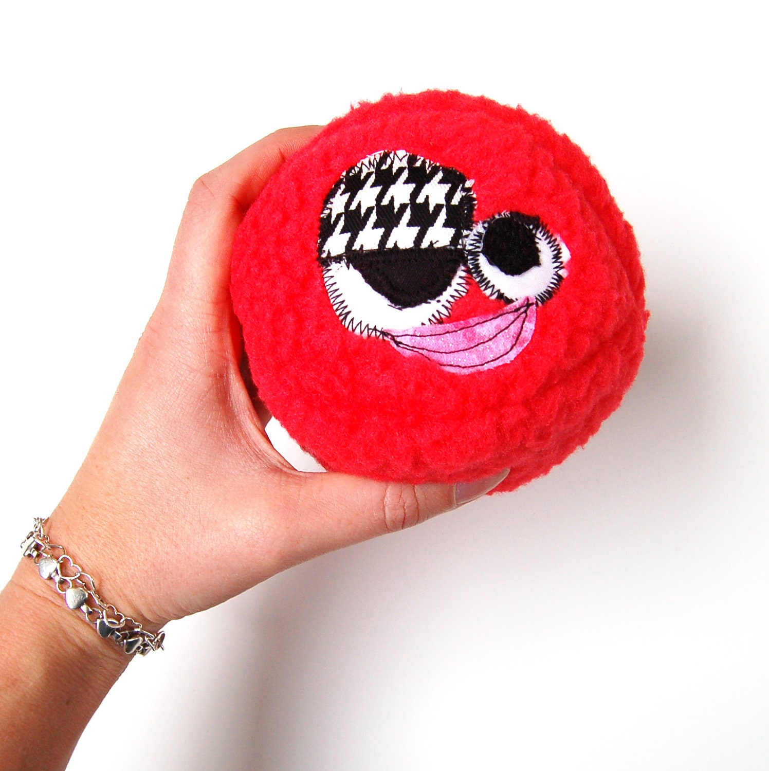 Large Dog Toy Ball with 3.5 Squeaky Tennis Ball Inside