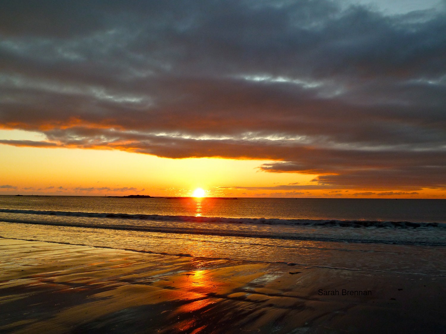 Items similar to Beach Sunrise - York Harbor, Maine on Etsy