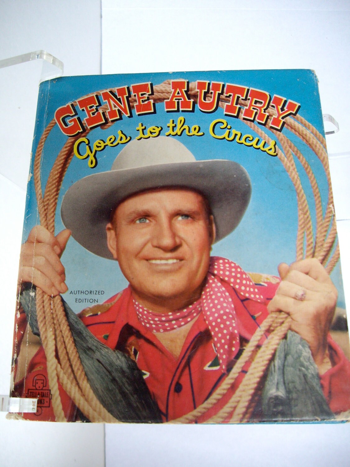 Vintage childrens book of Gene Autry 1950