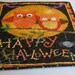 Halloween Owl-Wall Hanging/Table Runner-Reversible-Free Shipping