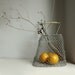 Small Vintage Folding Egg Basket. Soviet Galvanized Chicken Wire Basket for Eggs, Fruit, etc.