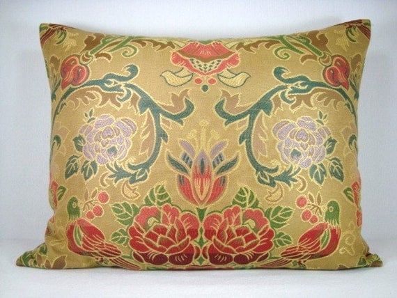 Jacquard Pillow Decorative Lumbar Pillow Woven Jacquard Pillow
