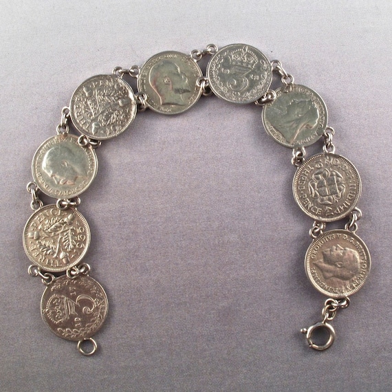 Sixpence bracelet Clearance