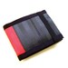 Seatbelt Wallet in Black and Red with Elastic Band
