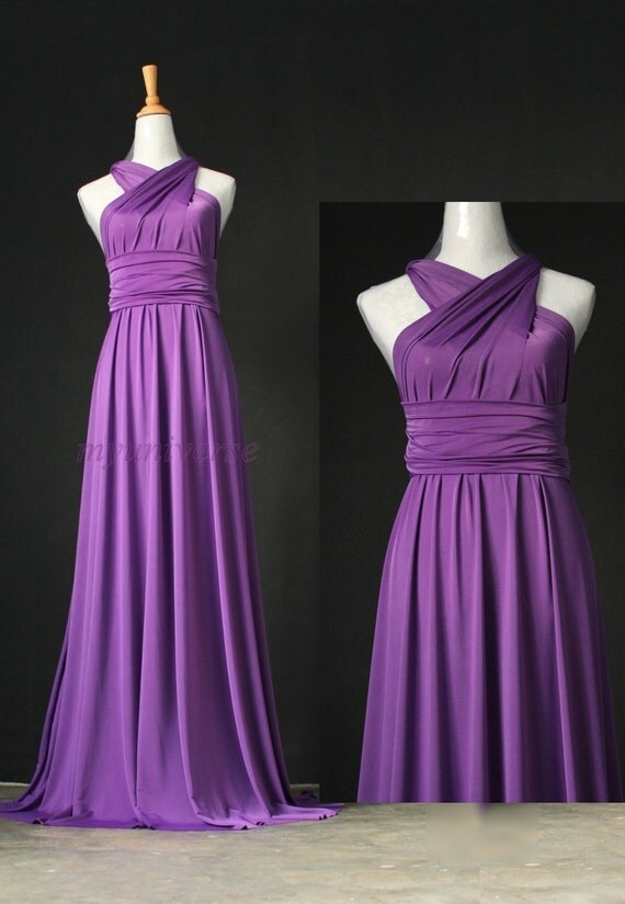 Bridesmaid Dress Infinity Dress Full Length Wrap Convertible