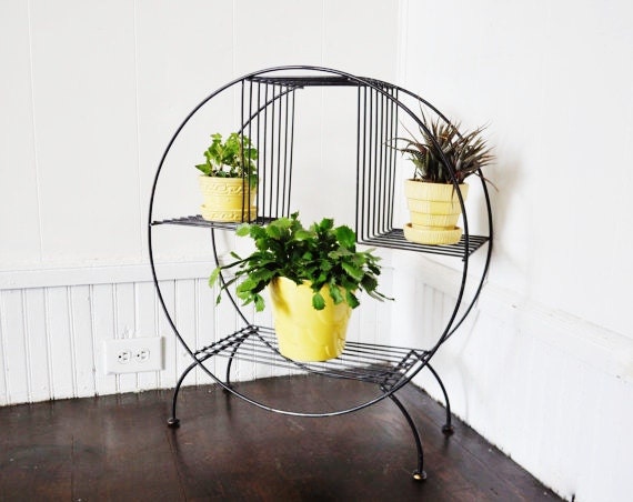 mid-century plant stand.