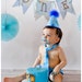 Baby Boy / Toddler Cake Smash Outfit Birthday Suit in Cookie Monster