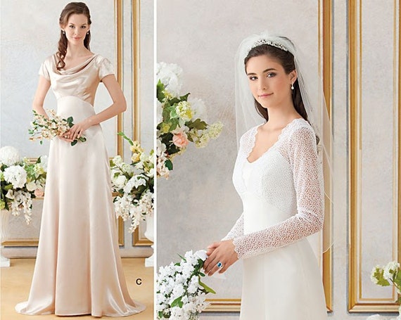 dress patterns kate middleton (Womens Wedding Middleton sizes Dress 1909 Pattern Kate 6 Simplicity