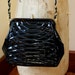 1980's Black Patent Handbag By Giorgio Beverly Hills
