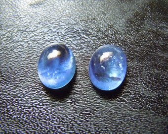 Tanzanite Cabochon Oval Gemstone AAA Quality Blue Color 2pc Size- 8x10mm Wholesale Price