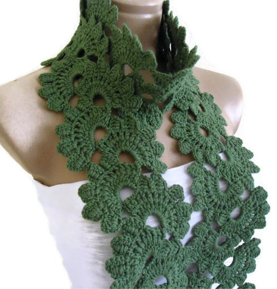 قلاب باف سبز، توری Neckwarmer، 100٪ ترمه، مد، پاییز، لوازم جانبی تعطیلات، کریسمس، هالووین، هدیه