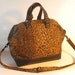 Leopard Print and Leather Mason Bag