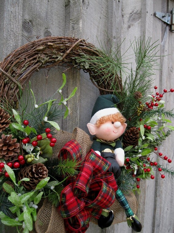 Christmas Wreath Holiday Wreath Woodland Décor Irish