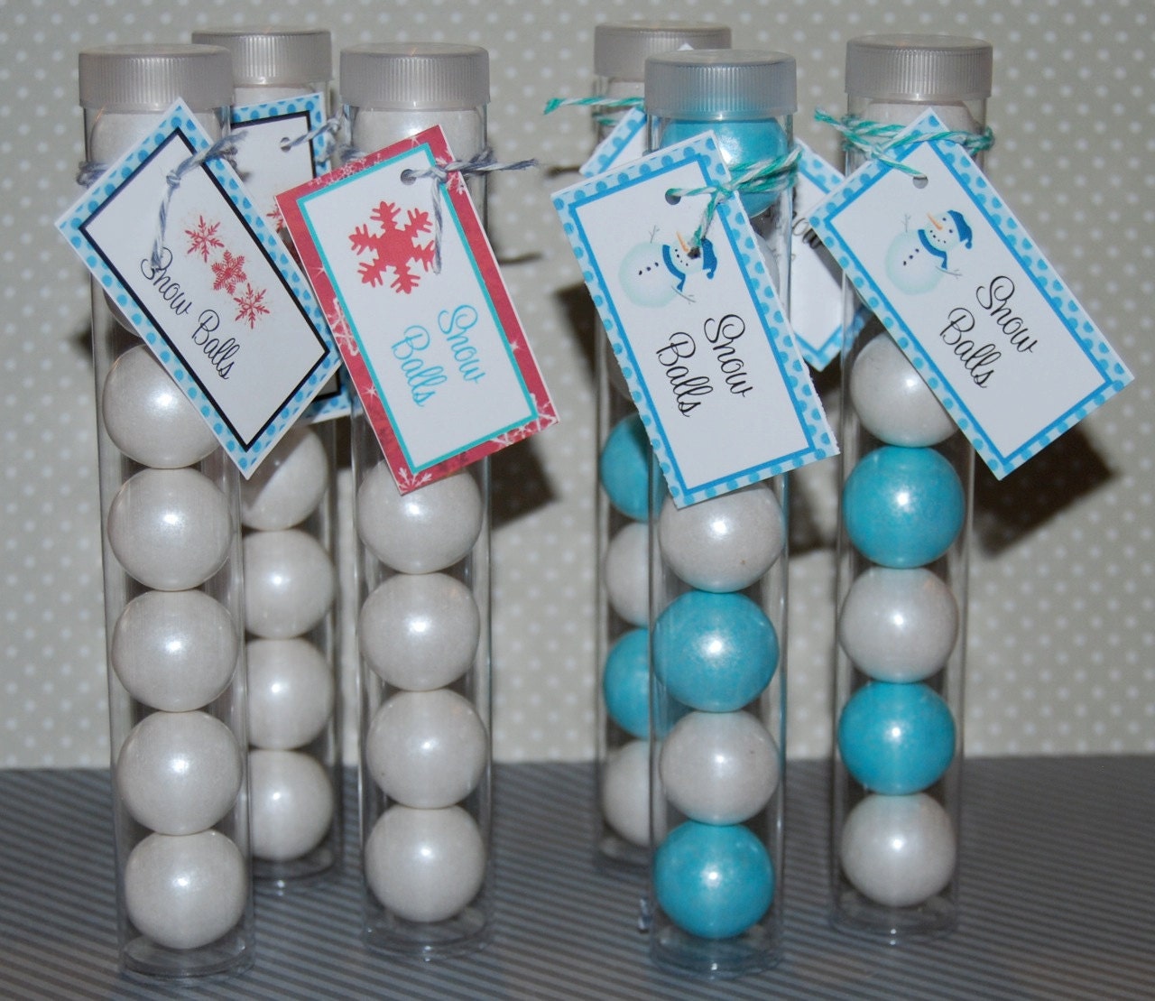 Clear plastic tubes with caps Qty 12 gumball tubes