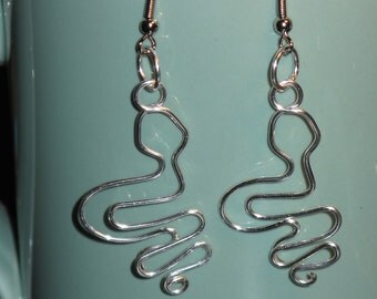 Wire Wrapped Snake Earrings MADE to ORDER