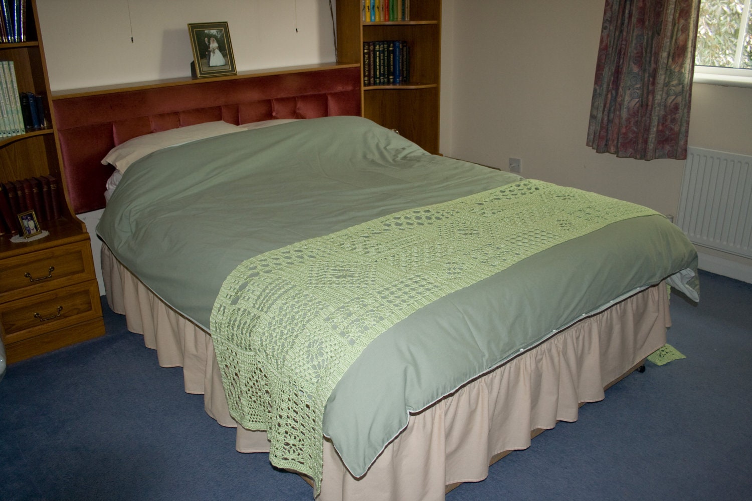 PDF Crochet Pattern Bed Runner / Scarf by RainbowValleyCrochet