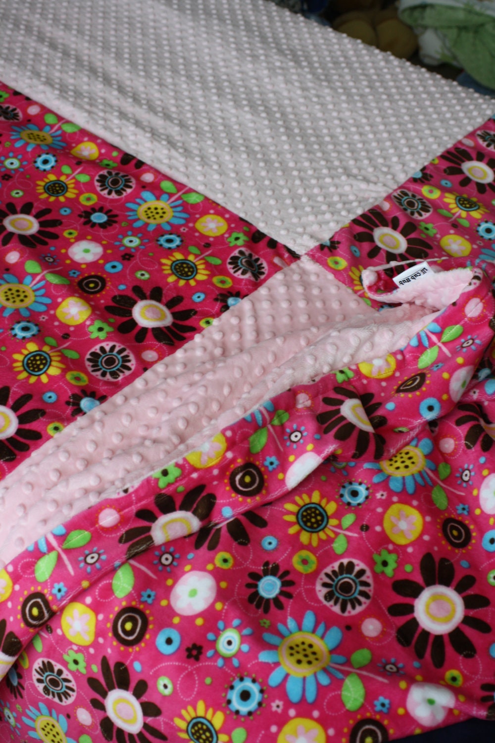 Twin Size Minky Blanket Adult Child Teenager Bedding by LilCubHub