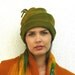 Felt Hat Handmade Merino wool - green