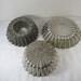 Vintage Tin Molds Rustic Kitchen Mold Prim Set/3 Craft Prop