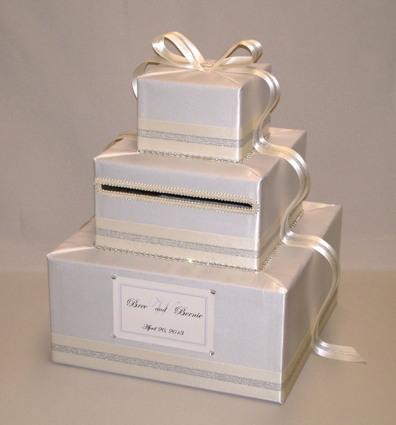 Elegant Custom Made Wedding Card Box-any by ExoticWeddingBoxes