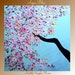 Original oil painting gallery canvas palette knife floral impasto by Nicolette Vaughan Horner