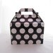 Order for Jacqueline -Set of 5 Large Black Polka Dot or Pink Polka Dot Gable Top Boxes