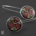 Circles Poppy - earrings