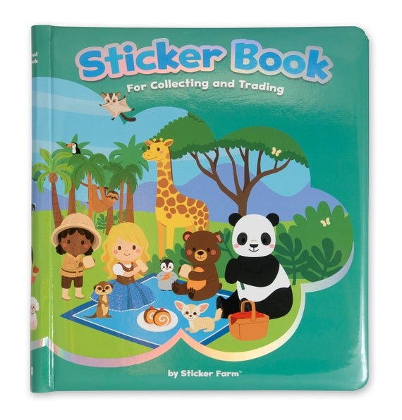 Items similar to Original Sticker Book Kit for Collecting and Trading