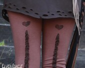 Sweetheart Pants- in Light brown with dark brown lace