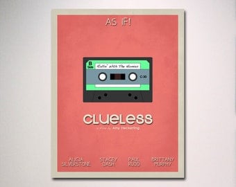 Clueless Inspired Minimalist Movie Poster